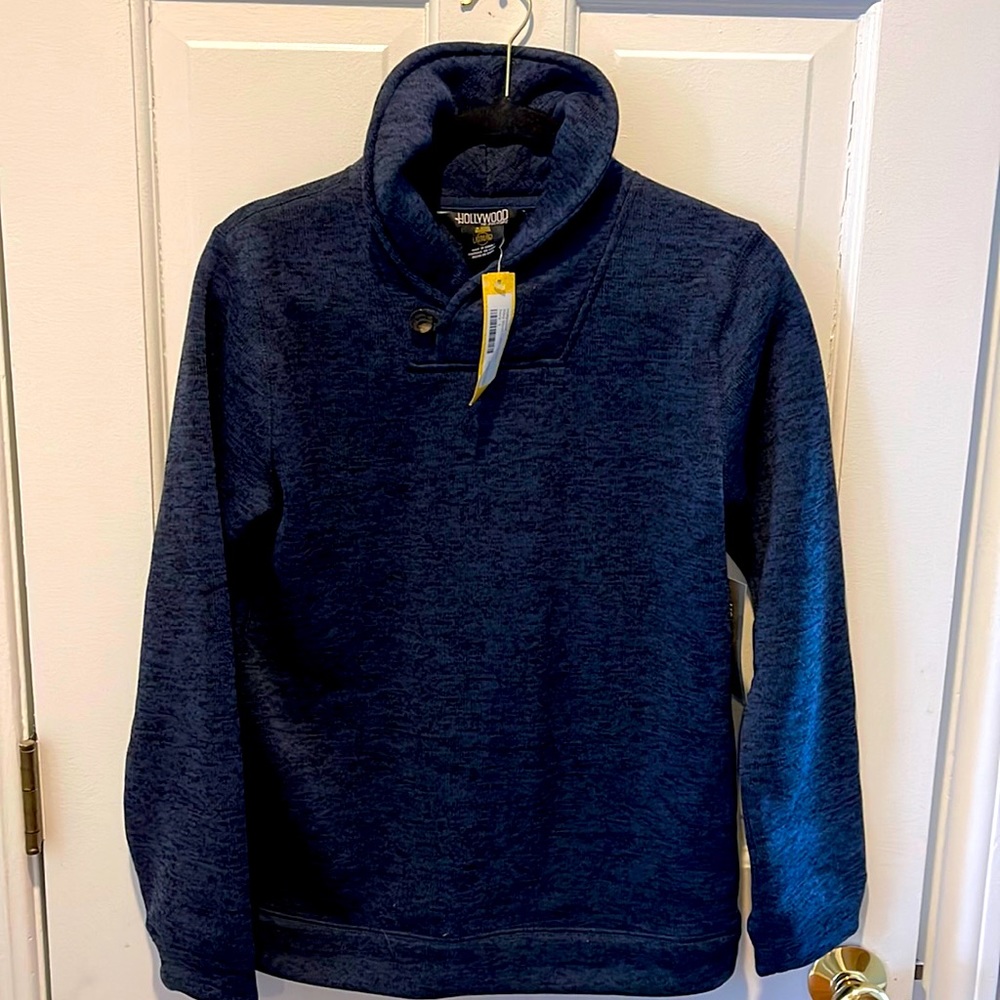 Boys Large shawl collar sweater. Never worn!